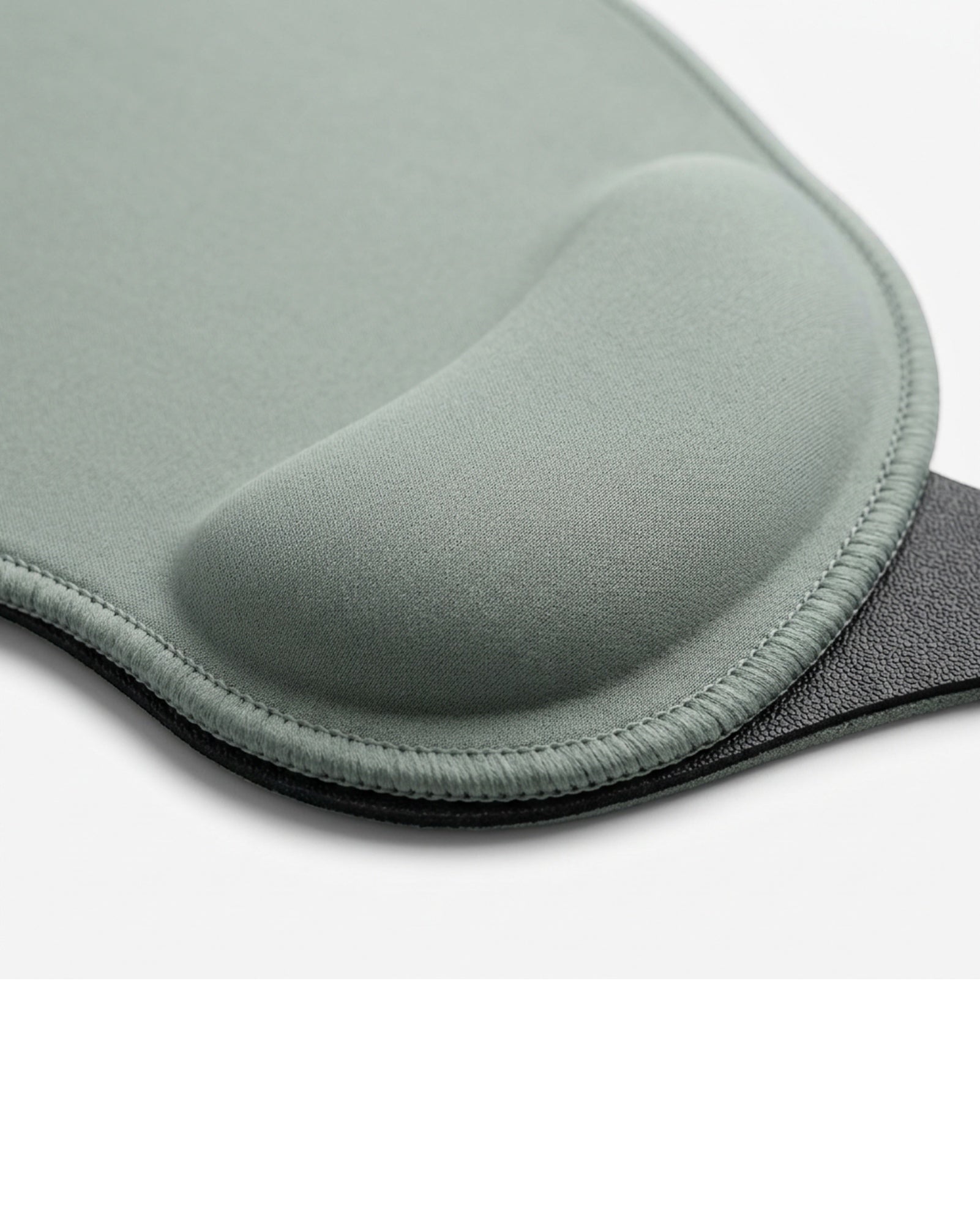 Ymvbd Contoured Memory Foam Wrist-Rest Mouse Pad Sage Gray - Detail view